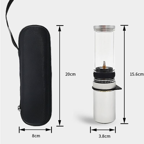 Udendørs Gas Natlampe, Bærbar Camping Gaslampe, Vindtæt Gaslampe, Justerbar Gaslys Fakkel, Campingudstyr