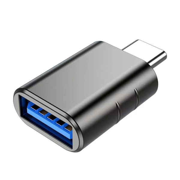 USB C til USB-adapter, 2-pakning, USB C hann til USB3 hunn, adapter