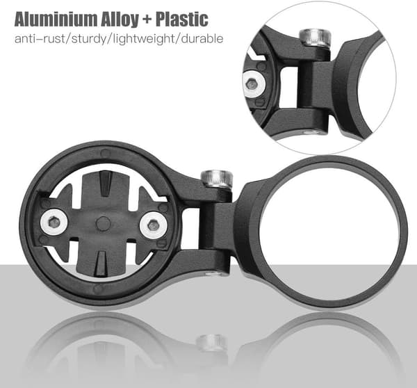 Cykelcomputerholder, cykelcomputerholder til udvidet kilometertæller (til Garmin-Black)
