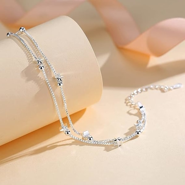 Sølvarmbånd til smykker til kvinder, S925 sterlingsølvarmbånd
