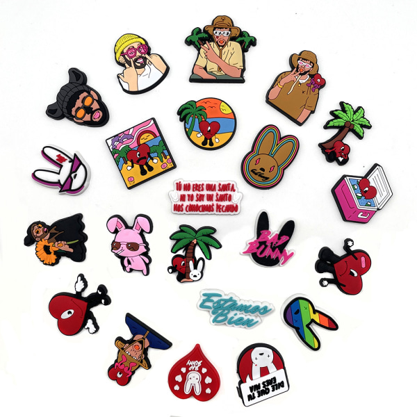 Sko Charms, Crocs Charms Crocs Tilbehør til Piger Drenge, Sko Charms Crocs Tilbehør Dekoration Armbånd Fest Dekorationer Fødselsdagsgaver, Påske