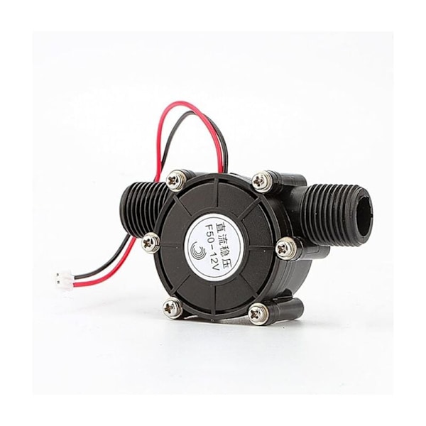 DC 12V 10W vandgenerator, mikro turbine mini vandpumpe vandgenerator med hydroelektrisk energigenerator, til havevandingsslange LED-belysning