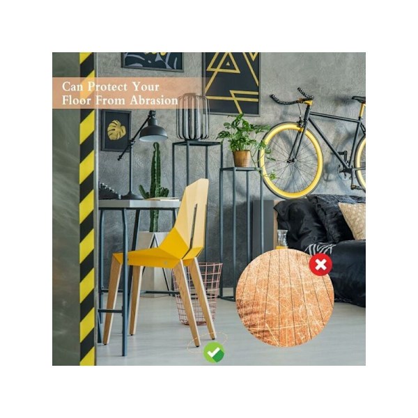 Stolsbensskydd 50 st Runda Möbeltassar Stolsbensskydd Fodral Skydd Pied De Chaise Entrant Ronde Pour Pied De Chaise för att skydda möblerna (19mm)