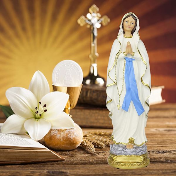 Jomfru Maria Statue Hage Utendørs