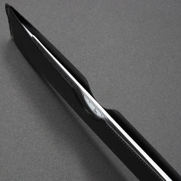 Sæt med 2 graduerede lineal til arkitekt, foldbar ingeniørlineal, fleksibel og elastisk, flere skalaer til studerende til kunsttegning