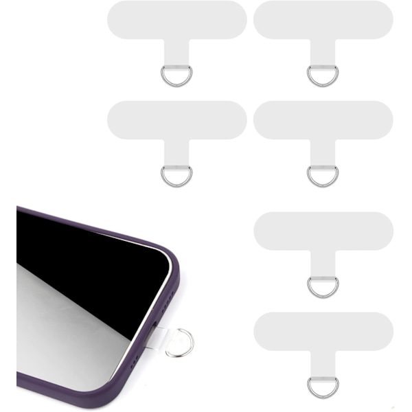 10 st transparenta multifunktionella mobiltelefonplåster, självhäftande mobiltelefonplåster för iPhone-smartphones