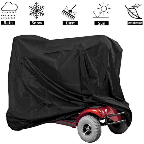 Mobil scootercover (190x71x117cm), Oxford heavy duty vandtæt