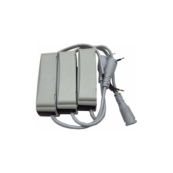 Pakke x3 Driver Transformer 18W-24W DC, multi-spændings input 85-265V Ac 50/60Hz, output 36-72 Vdc 240-260 mA. Velegnet til udskiftning af downlights og andre L