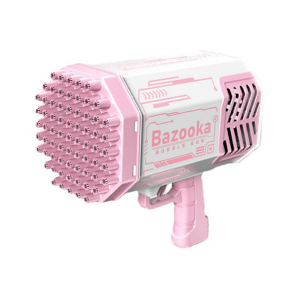 Bubbelpistol, 69-håls bubbelpistol med tusentals färgglada lampor, sommar utomhus bröllop roliga leksaker för småbarn, vuxna flickor, pojkar.