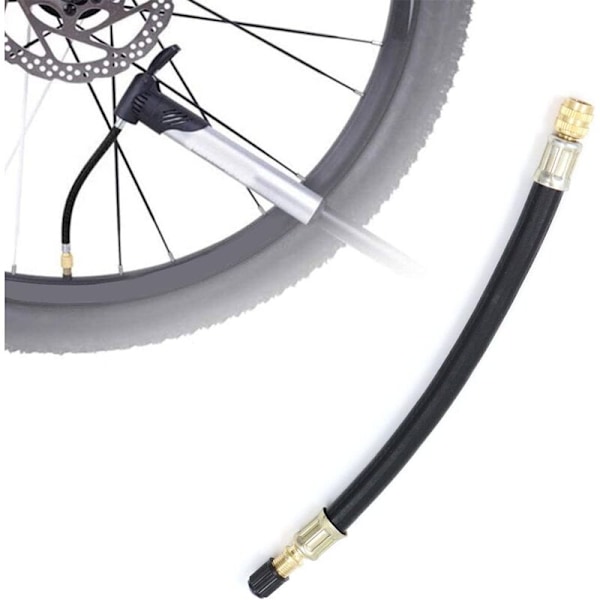 Förlängning av 2-delad däckventil 210 mm i flexibelt gummi för bildäck lastbil hjuldäck däck däck däck förlängningsventiladapter.