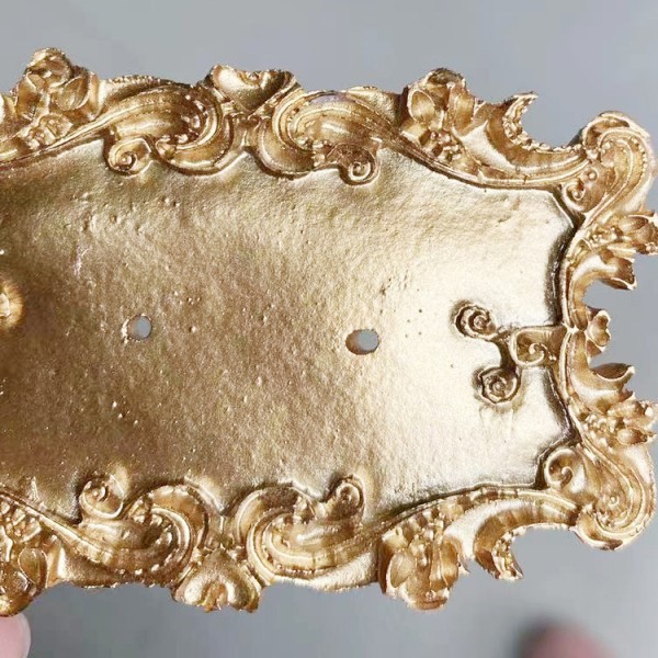 Lille antik smykkebakke Vintage guldsmykkebakke, øreringeholder