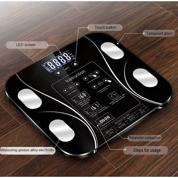 Niorin bioimpedanssivaaka, Bluetooth-älyvaaka