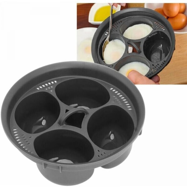 Multifunktionell ångkorg för varma vispade äggfickor för Thermomix 5 Thermomix-tillbehör TM5 Kokare för 4 ägg för 4 ägg