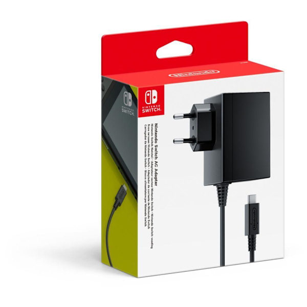 Nintendo - Strømadapter (24-benet USB-C) - til Nintendo Switch