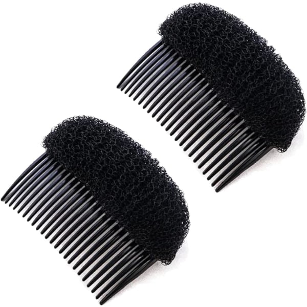 2 kappaleen Bump Base Set - Volumizing Styling Insert Braid Tool - Hiustenklipsi - Sienityyny - Lisävaruste DIY-kampauksiin