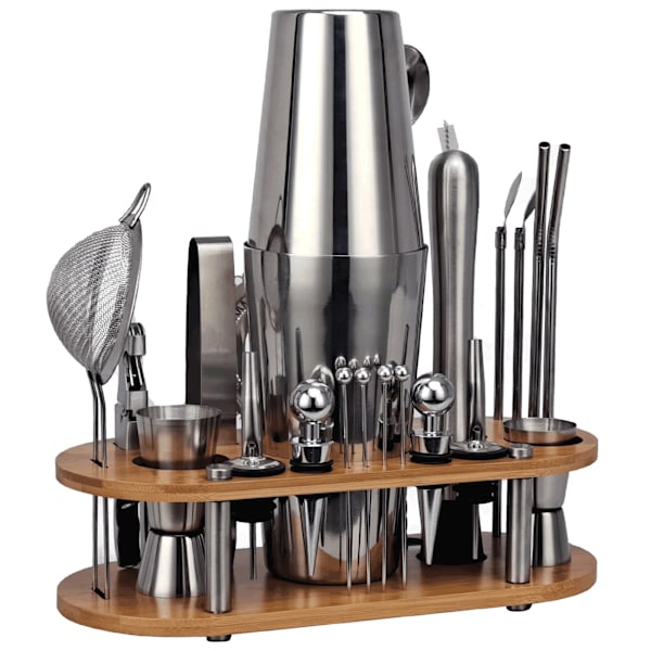 Bartender Kit - Det perfekte hjemme bartender sæt og martini shaker sæt til den perfekte bartender oplevelse - Sjov gave
