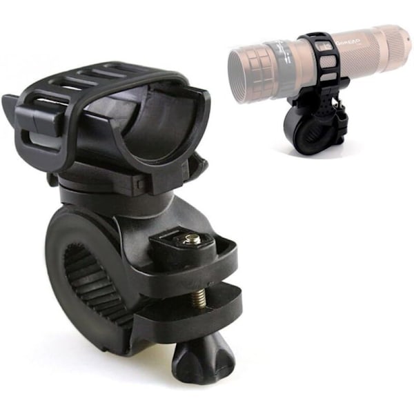 360 graders lommelygte cykel cykel cykel cykel cykel cykelholder til LED lommelygte stramning cykling, ATV, ATV