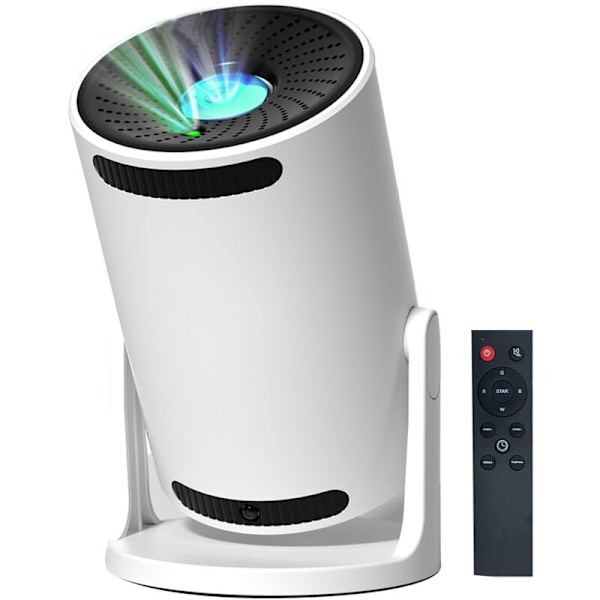 LED stjerneprojeksjonslampe, musikalske høyttalere, nattlys til soverom, romlampe, 15 lyseffekter med fjernkontroll, timer 1/2/4 timer, justerbar lysstyrke