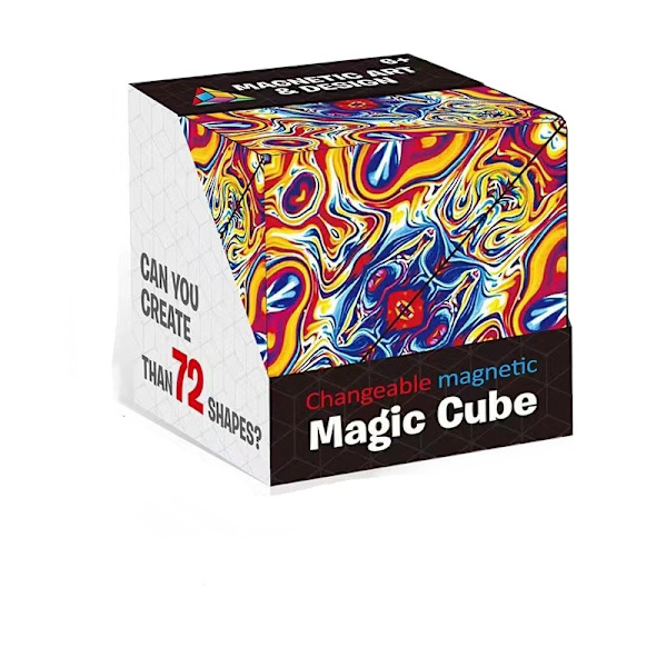 3D Rubik's Cube Transformation Box Gave Dekompression Uddannelse Legetøj Udvalg af Magnetiske Rubik's Cube