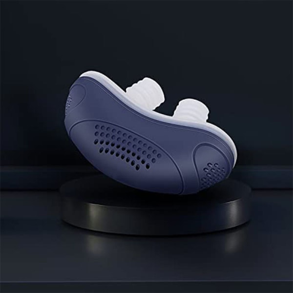 Blue Micro Electric Anti Snorke Aid Device Sleep Apnea Stop Snor