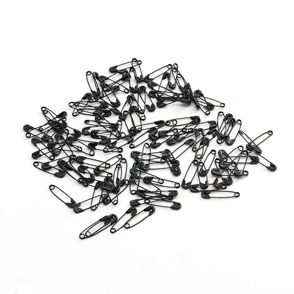 600 kappaletta turvakiinnittimiä, 19 mm musta turvakiinnitin kotiin, toimistoon ja ompeluun