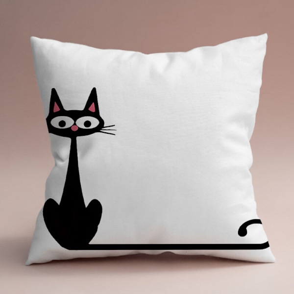 Sett med 4 putetrekk, 45 x 45 cm, bohemstil, dekorative, for sofa, kontor, bil, soverom, interiørdekorasjon