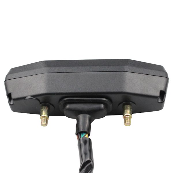 Universal motorsykkel digitalt turteller LCD-skjerm forgasser digitalt speedometer odometer med sensor