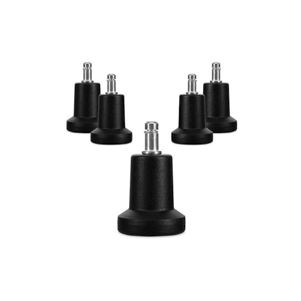 Golvskydd för svängbar skrivbordsstol, ersättningsstol, pall med fasta rullar, svängbar plaststol för skrivbordsstol, 5 st, 10/22 mm