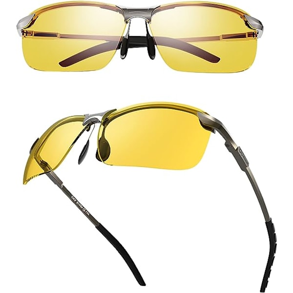 Natkørsel Goggles / Polariseret Sports Nattesyn Goggles Anti-Glare UV 400 Beskyttelse Natkørsel Fiskeri Fiskeri S