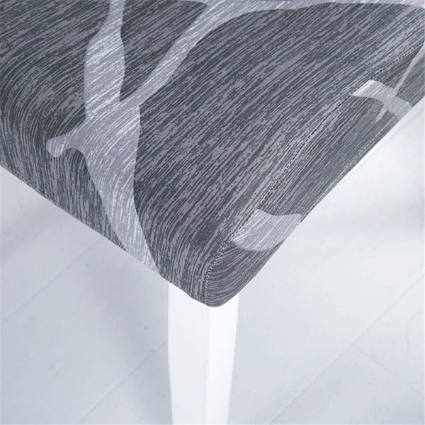 Spisestuestoltrekk, stoltrekk trykket i patchwork, vaskbart, stretch, bryllupsdekorasjon, hotell, restaurant, stil B