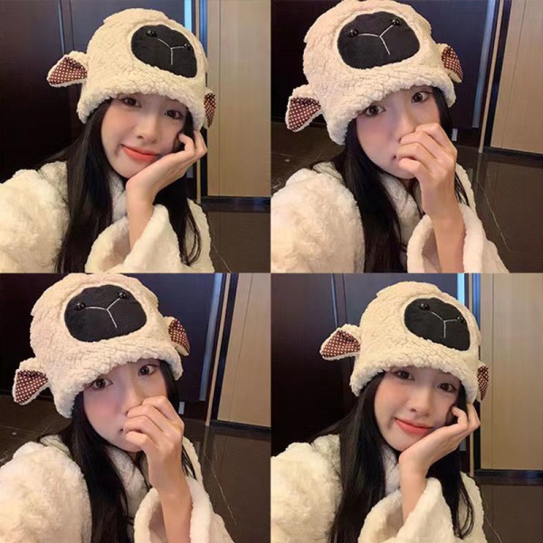 hat tiara hat goat funny animal hat goat animal sheep hat cute sheep ears tiara funny hat doll doll hat one size fits all