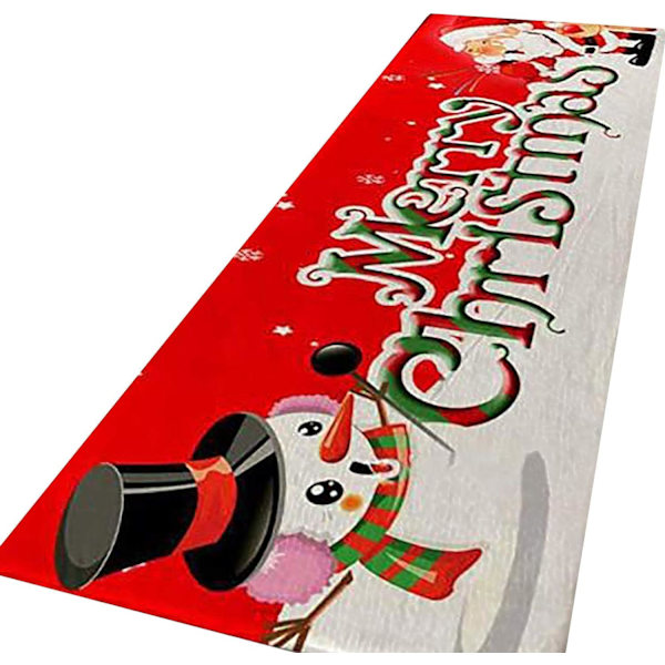 Julemåtter Glædelig Jul Velkommen Dørmåtter Indendørs Hjemmetæpper Dekor Glædelig Jul Dekorative Julepynt Ornamenter Festdekoration Gaver (E 40x12