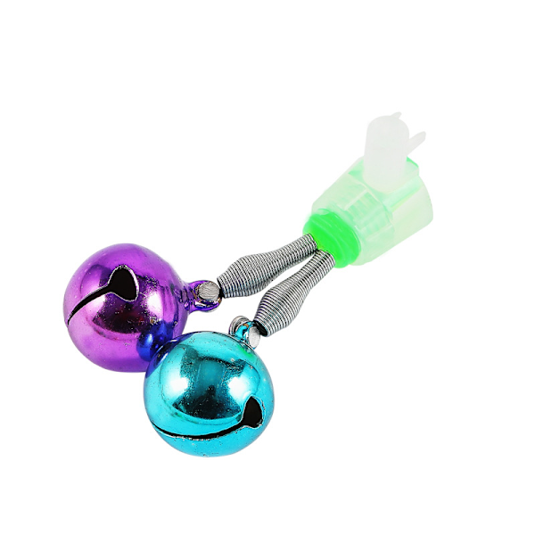20 stk. Nattfiske Stang Bait Alarm Bell, Med Twin Bells Ring Fiske Bite Alarm Indikator Bærbar Fiske Tilbehør Bait Alarm Bell Farge