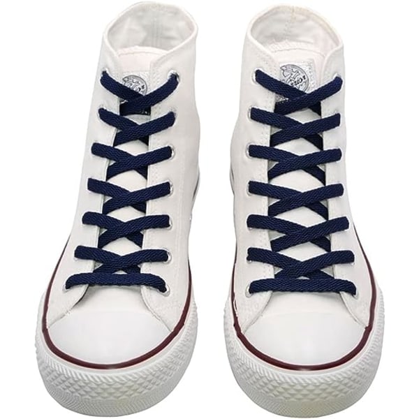 Flatsko lisser for joggesko, flate skolisser for joggesko - økonomiske, 8 mm brede