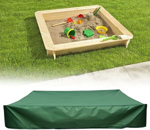 Vattentät sandlådeöverdrag med dragsko för sandlåda 200 x 200 cm