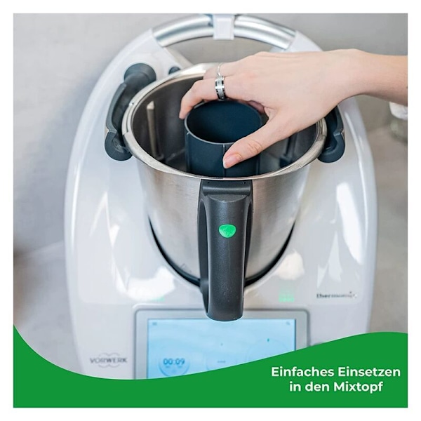 Korvaava blenderin kansi, roiskesuoja Thermomix TM6 TM5 -malleille, käytännöllinen roiskesuoja, kestävä osa