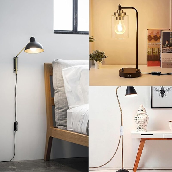 10 Delar 2A BIPOLÄR BIPOLAIRE BIPOLAR, INTERUPTEUR BODED LAMPA 2 A 250 V, strömbrytare strömbrytare av lampa, torpedströmbrytare (vit och sva