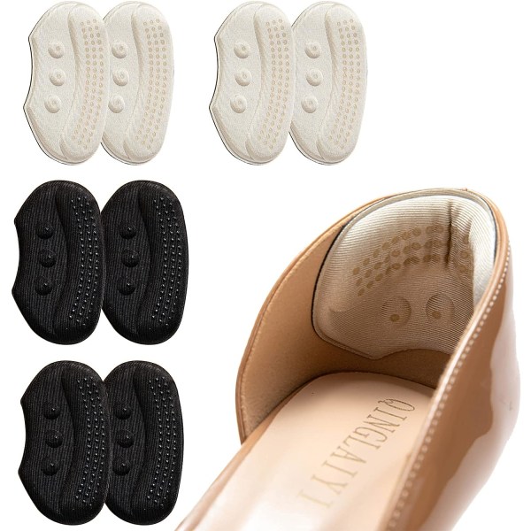 4-6 pairs of heel pads, oversized heel support shoes, self-adhesive heel pad, non-slip heel pads, sem