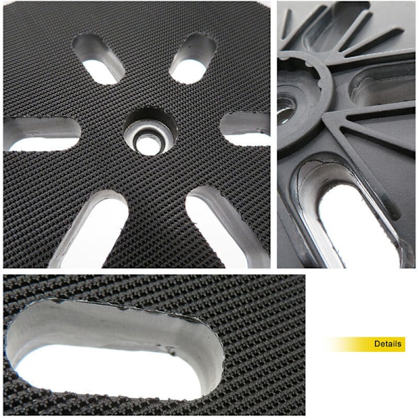 Slibeskive til Bosch GEX 150 AC, PEX 15 AE, GEX 150 Turbo excentersliber med skrue