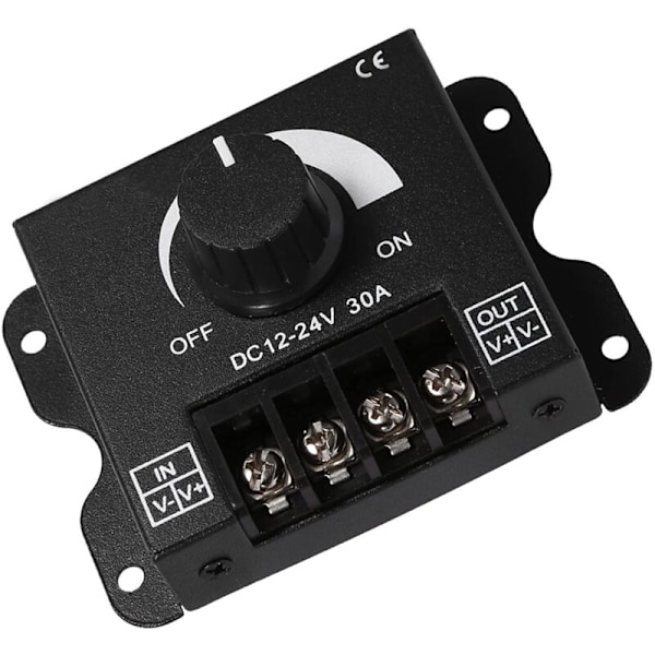 12V, LED-valaistus LED-valonsäädin LED-kytkin Manuaalinen käyttö 12V-24V 30A Kirkkauden säätö ja värilämpötila nauhojen käyttöön