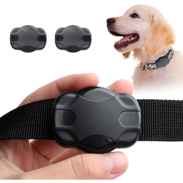 Trackeren er ikke inkludert Sett med 2 AirTag Dog Collar Waterproof