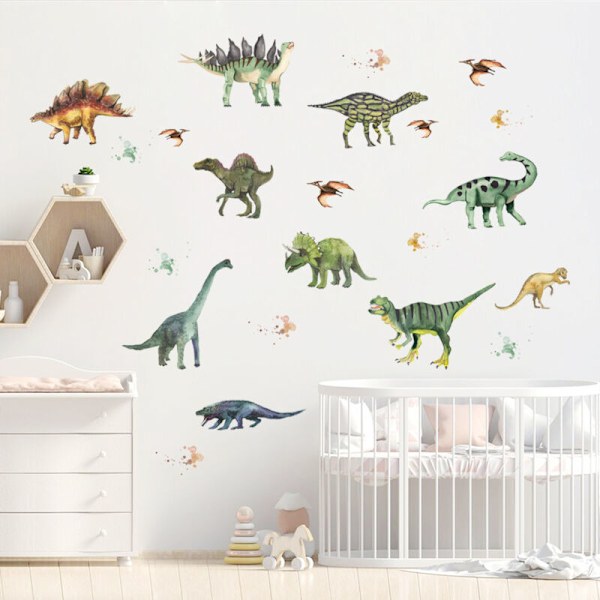 Seinätarrat Värikkäät dinosaurukset Suuret seinätarrat Dinosaurukset Irrota ja kiinnitä Dinosaur Dino Jalka Seinätarrat Söpöt Seinätarrat Dinosaurukset
