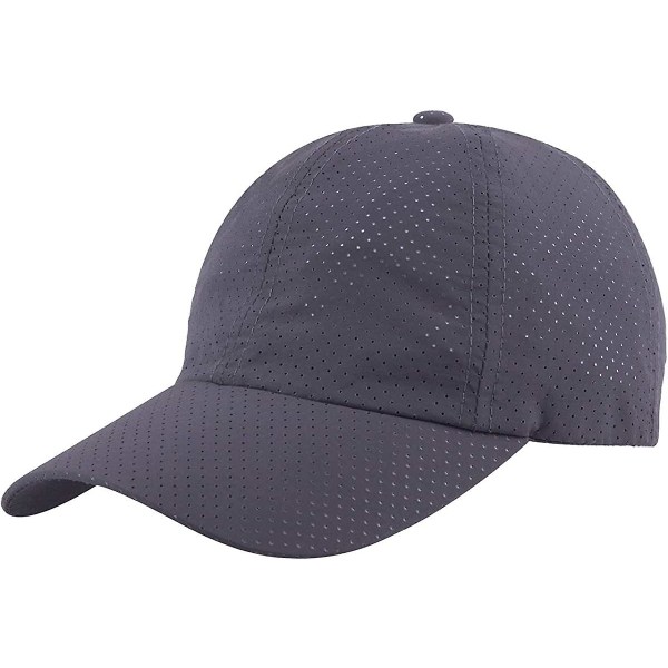 Tummanharmaa baseball- ja softball-lippis, puuvillaa, unisex