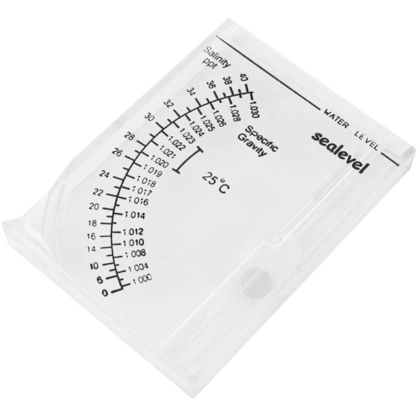 Hydrometer Salinometer för Akvarium Hydrometer Salinometer för Saltvatten Salinimeter för Akvarium