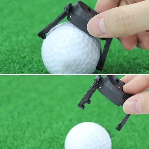 6-delt golfboldopsamlingsværktøjssæt (sort), Saver Putter Grip Retriever Mini Foldable Plastic Claw Gripper Sugeskop Golftilbehør