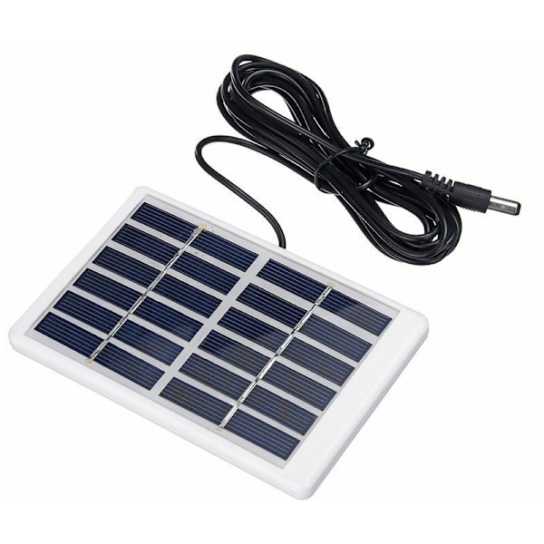 1.2W 6V mini portabelt solcellepanel Solcelleladeren er egnet for solcellelysmaster og andre systemer