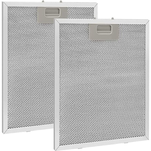 2st Metall Fettfilter för Köksfläkt 320x260mm, Mesh Filter Köksfläkt Tillbehör för Köksfläktar