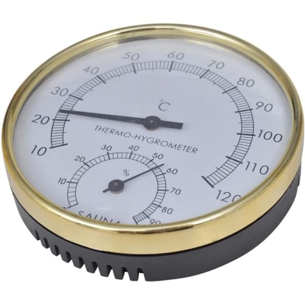 Bastutillbehör 5 delar Hink Skopa Timglas Termo-hygrometer Bastusats