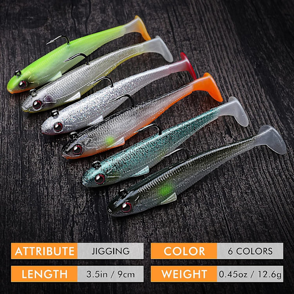 Mjuka beten för karp, gädda, öring, havsabborre, hårdbeten fiske med BKK eller VMC Ultra Sharp krokar, japansk formel, predator fiske bete för saltvatten