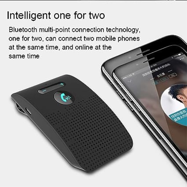 Bluetooth-auton sarja SP09 Langaton Bluetooth-kaiutin Handsfree-auton sarja Auringonlippakiinnikekaiutin